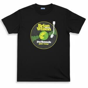 Brian Wilson Pet Sounds 2017 Tour T Shirt Men's S Beach Boys Music Band Concert